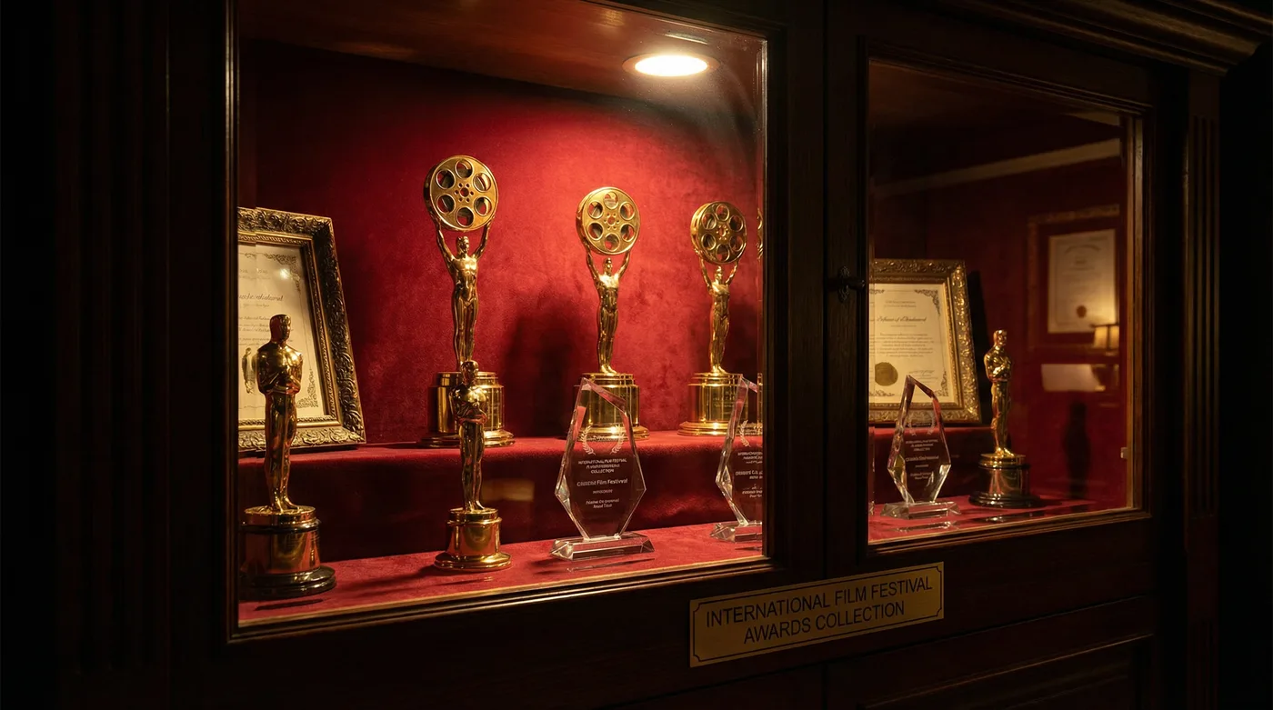 91荣获国际影视大奖展示